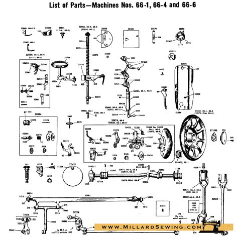 Tension Assembly, Complete (Original) for Singer 66 & 99 Class Sewing ...