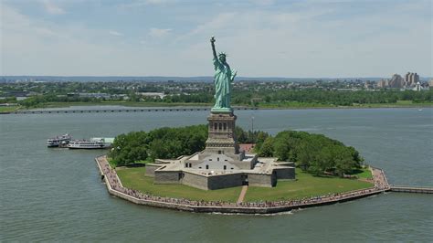 Liberty Island, New York City Aerial Stock Photos - 41 Photos | Axiom ...