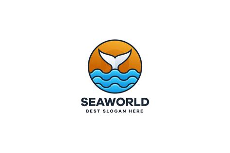 Premium Vector | Sea world logo