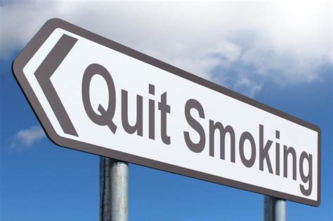 Quit Smoking - Highway Sign image