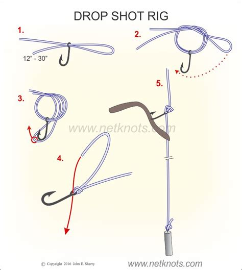 Drop Shot Rig - How to tie a Drop Shot Rig | Fishing Knots