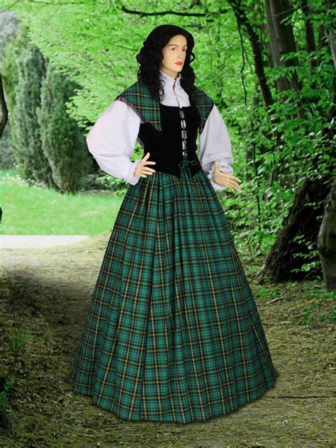 Tartan écossais robe Costume costume traditionnel à la main en