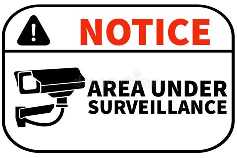 CCTV Camera Surveillance Sign Sticker Image in Hindi | You are Under CCTV Surveillance Sign ...