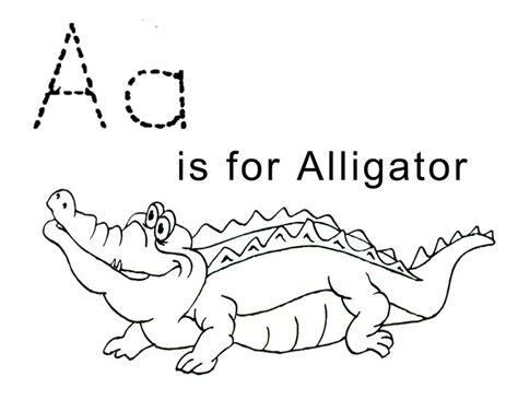 Free Printable Alligator Coloring Pages For Kids