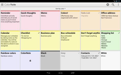 [Android] ColorNote is a simple, yet powerful, note taking app | Reviews, news, tips, and tricks ...