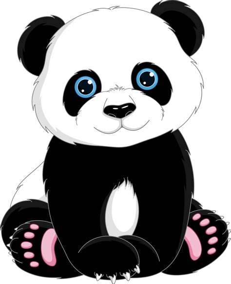 Gambar Panda Kartun Kartun Panda Imut Png Dan Vektor Dengan Images