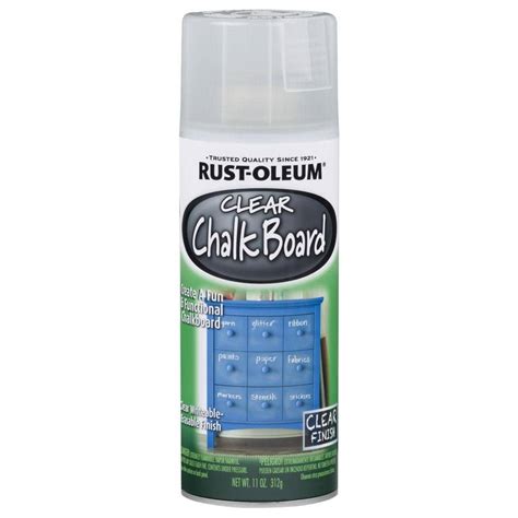 Rust-Oleum Specialty 11 oz. Chalkboard Flat Clear Spray Paint-302487 - The Home Depot