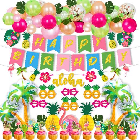 Atmosphere Hawaii luau party decorations đốn tim khách mời