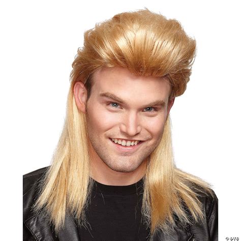 Blonde Nightclub Mullet Wig - CostumePub.com