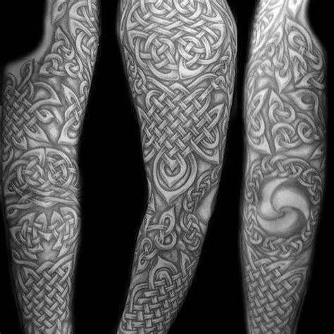 43 Cool Celtic Sleeve Tattoo Designs for Men [2024 Guide] | Celtic sleeve tattoos, Sleeve ...