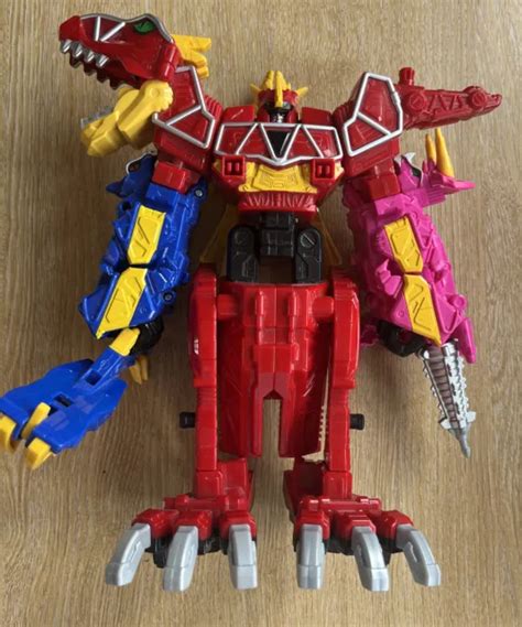 POWER RANGERS DINO Charge Megazord Deluxe T Rex Megazord Complete No ...