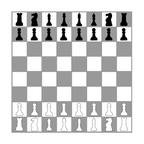 Chess board with pieces | Free SVG