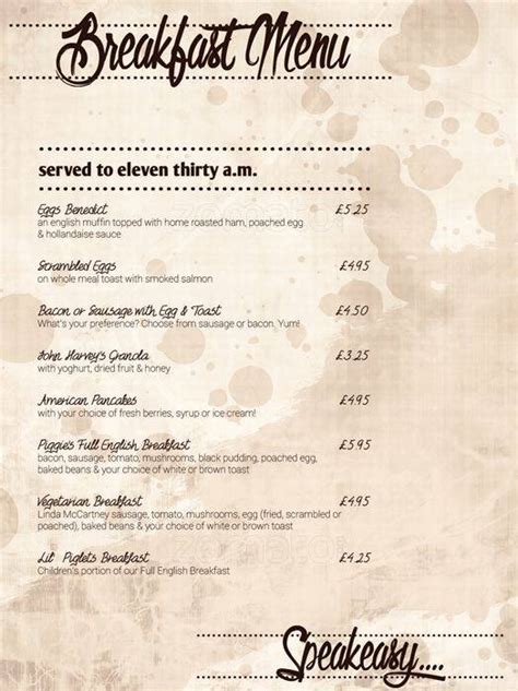 The Blind Pig Menu, Menu for The Blind Pig, Monton, Manchester - Zomato UK