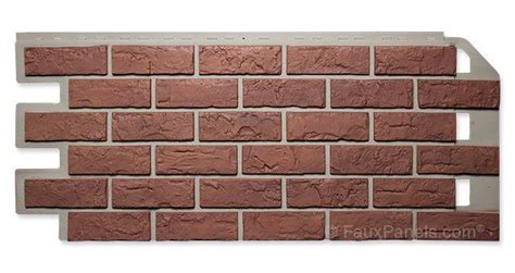 Nailon faux brick siding panels recreate the look of real brick with an ...