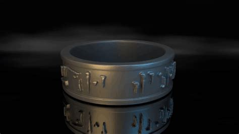 STL file Skyrim dragon shout ring fire breath- thu'um yol toor shul・Model to download and 3D ...