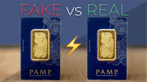 5+ Ways to Spot a FAKE vs REAL Gold Bar (PAMP Edition) - YouTube