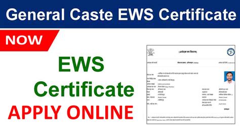 EWS Certificate Online Apply | How To Make EWS Certificate In UP ...