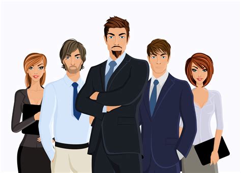 Group of business people 452494 Vector Art at Vecteezy