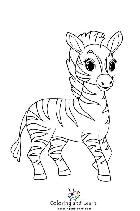 Zebra Coloring Pages (FREE) (2024) - Coloring and Learn