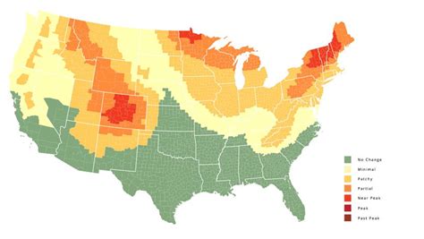 Peak Dates for 2016 Wisconsin Fall Foliage: Interactive Map - Greendale ...