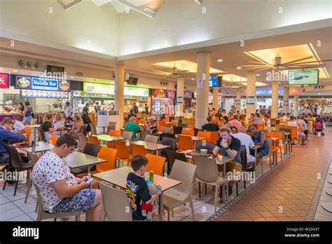 Food court in the Cairns Night Markets, Cairns, Queensland, Australia Stock Photo - Alamy