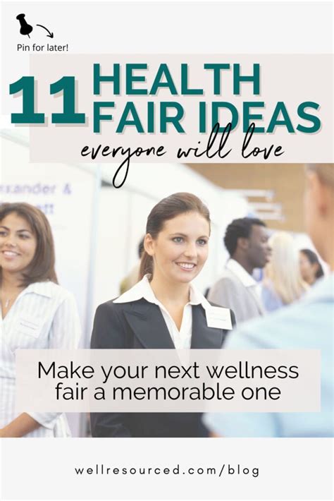 11 Health Fair Ideas Everyone Will Love (with Photos!) - Well Resourced ...