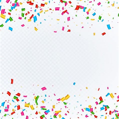 Download Confetti Background With Space for free | Confetti background, Vector free, Floral ...