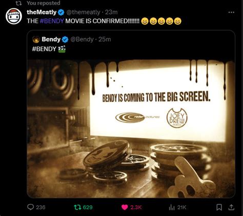 BENDY MOVIE CONFIRMED!!!! by biokid124 on DeviantArt