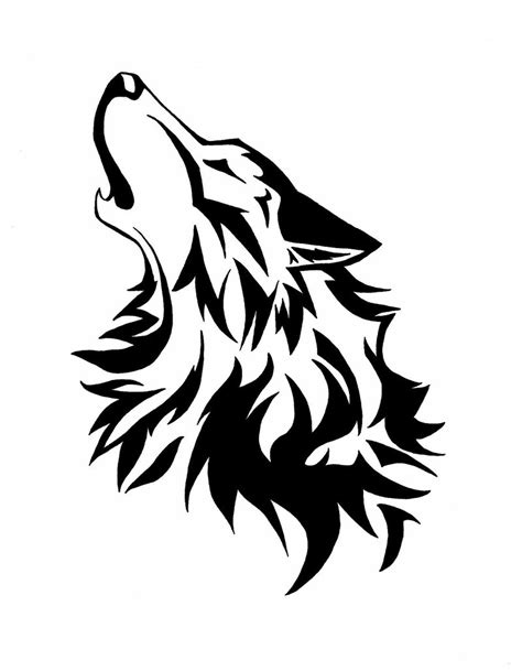 Wolf Head Outline - Cliparts.co