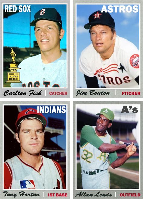 Bob Lemke's Blog: Checklist of my custom baseball cards 1970-1990