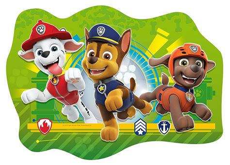 Paw Patrol 4 large shaped puzzles