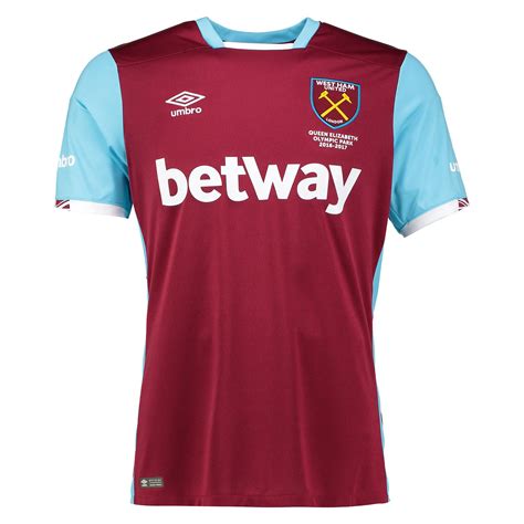 Umbro Mens Gents Football Soccer West Ham United Home Shirt Jersey 2016-17 | eBay