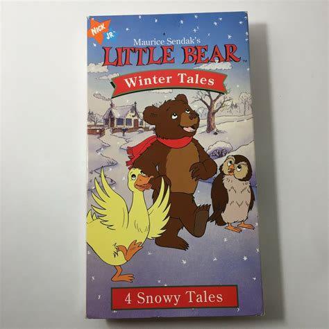 Mavin | LITTLE BEAR WINTER TALES VHS Video Tape Maurice Sendak 1997 Nick Jr Orange Rare