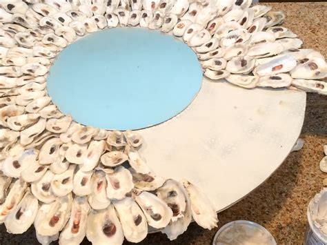 Easy to Make Oyster Shell Mirror • Nourish and Nestle