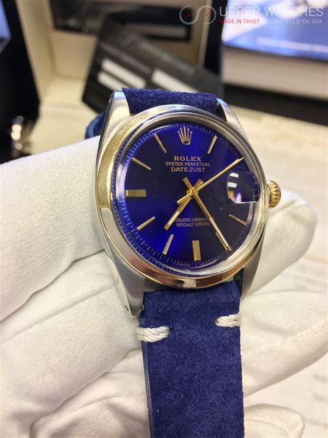 Rolex Datejust 1601 Blue Dial - Upper Watches