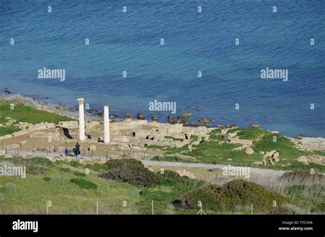 Ancient ruins in Tharros Stock Photo - Alamy