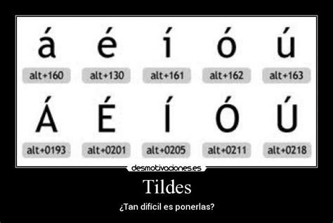 tildes