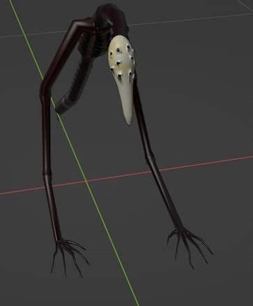 God of Roadkill - rig creature trevor henderson 3D model | CGTrader