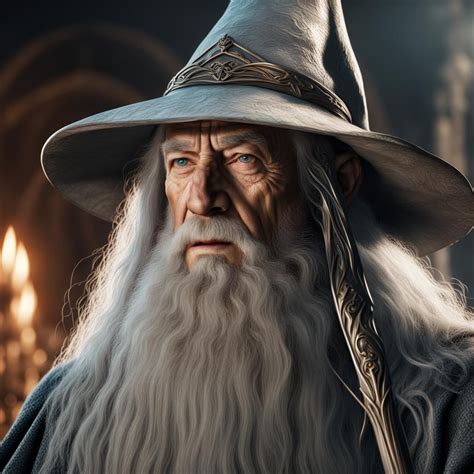 A portrait of the wizard Gandalf. - AI Generated Artwork - NightCafe Creator