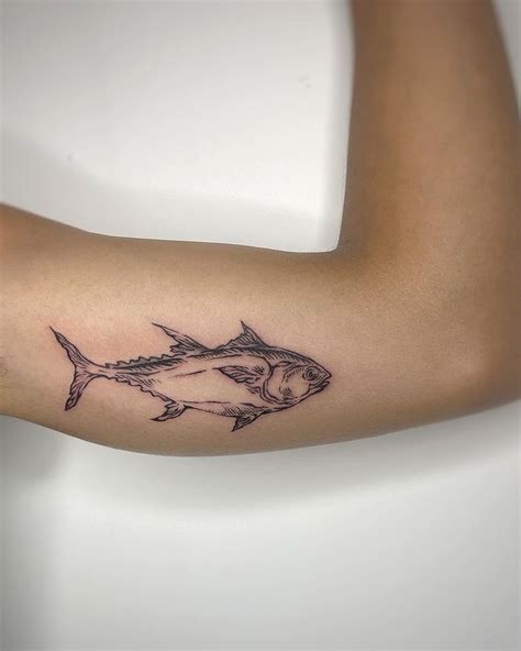 Tuna fish tattoo 🖤 | Tatuajes