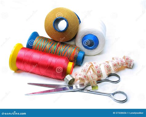 Sewing Accessories stock photo. Image of scissors, sewing - 27328656