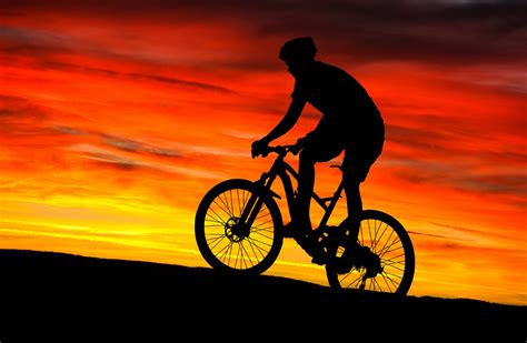 Free photo: Sunset & bicycle - Beach, Road, Water - Free Download - Jooinn