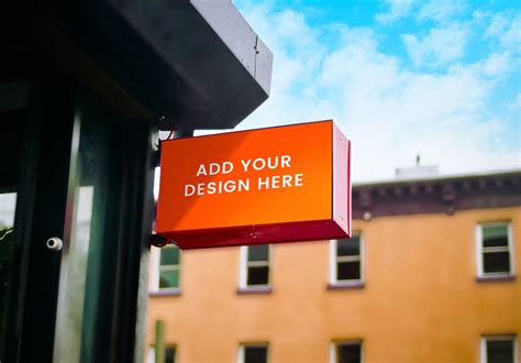 Free Outdoor Store Signage Mockup | Mockuptree