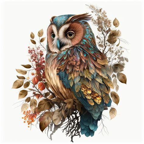 Premium Photo | Bohemian grove owl symbol