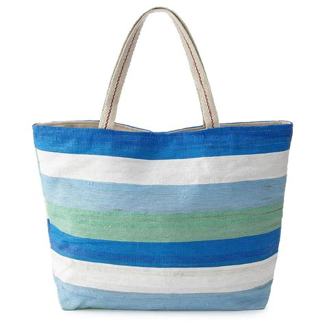 Recycled Plastic Beach Tote | recycled bags, summer, eco friendly | UncommonGoods