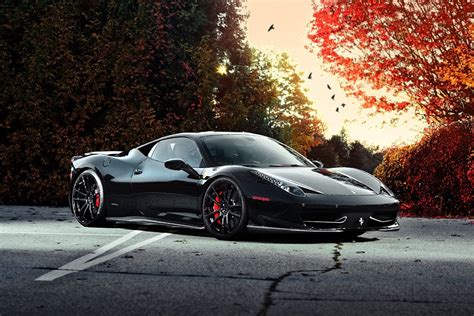 Black Ferrari 458 Cars Poster | Uncle Poster