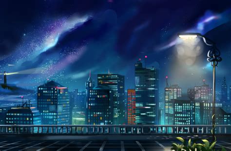 ArtStation - rooftop . background for animation.