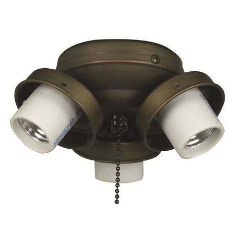 Harbor Breeze 3-Light Moroccan Gold A-15 Medium Base Ceiling Fan Light Kit at Lowes.com