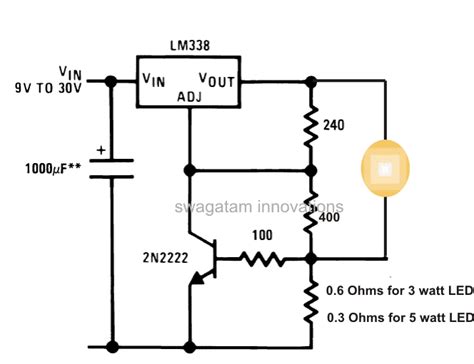 Constant current led driver circuit design