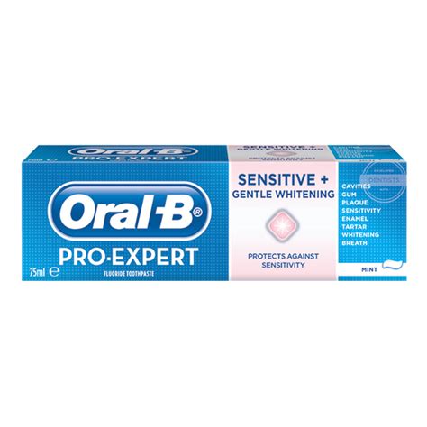 Oral-B Pro-Expert Sensitive & Gentle Whitening Toothpaste kun 39,00 kr | mecindo.no